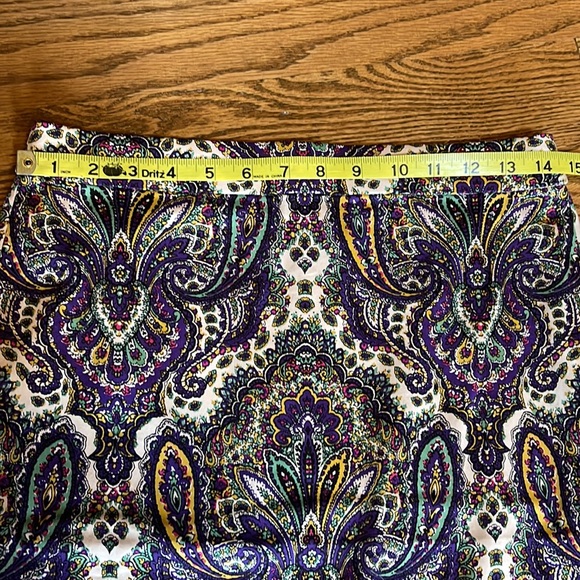 NWT J. Crew No.2 Paisley Pencil Skirt - Picture 3 of 6